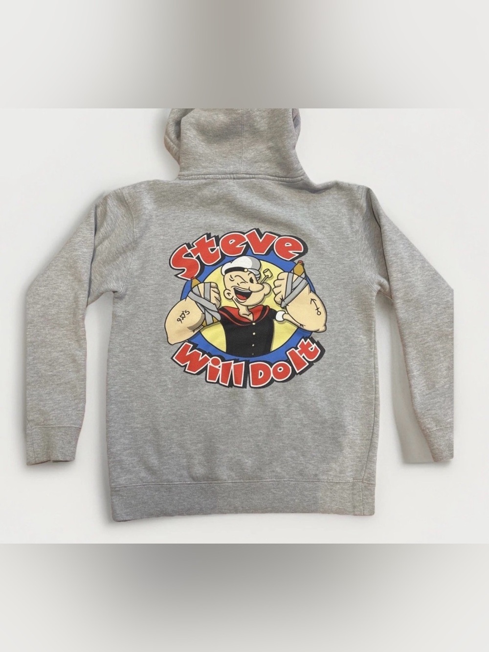 Steve Will Do It Hoodie Size Small Nelk Boys Full Send Popeye Happy Dad